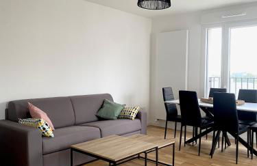 3 pièces tout neuf de haut standing à 10mn de Paris avec terrasse vue Sacré Coeur - Foto 7