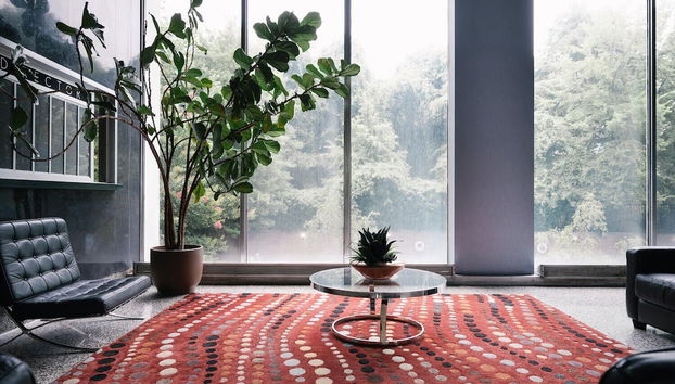 Coin salon dans le hall