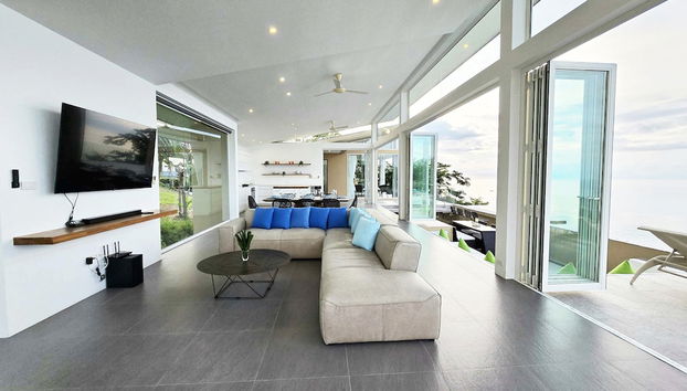 Villa Cabo 4BR with Panoramic Sea Views - Foto 3, Zona de estar del vestíbulo