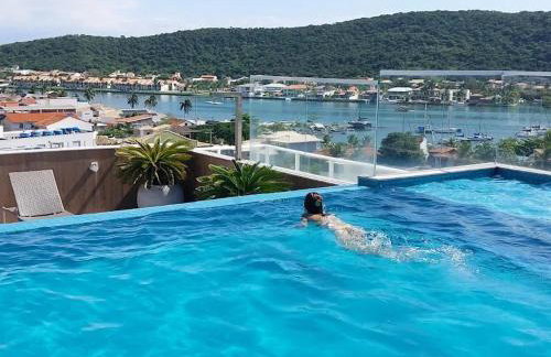 Flat Aconchegante Edifício Royale Cabo Frio - Passagem - Praia do Forte - Foto 6