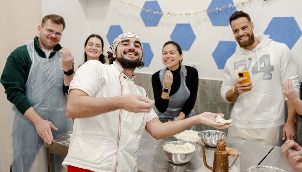 Momento foto con lo chef!