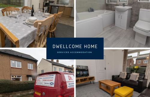 Free Parking, Ideal for long term contractor, etc stays, Fast WIFI, 3 miles 7 mins drive to Nissan, 15 mins to Sunderland Newcastle, Regular Housekeeping Options - Dwellcome Home Ltd 3 DOUBLE Bedroom House Boldon - see our site for assurance - Foto 2