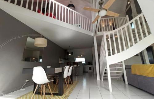 Superbe loft 90m² proche parc expo Nantes (6p) - Foto 8