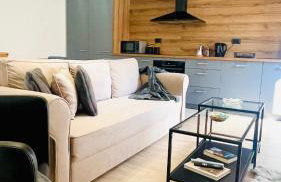 Modern Apartment with Fireplace & Stylish Kitchen - Photo 2