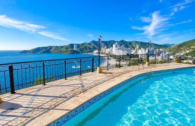 Sea View - Rodadero - First Beachfront Line - 2 Pools - Foto 53