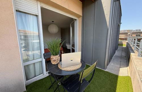 Grand appart lumineux - 6 pers, wifi, parking, check-in facile, proche commodités & métro 5min - Foto 11