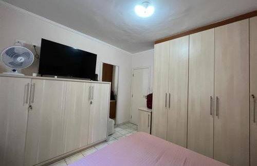 Apartamento na Praia Grande Vista ao Mar 1 quarto 100m da Areia - Foto 7