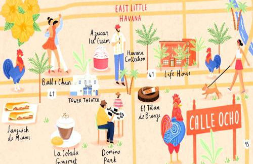 Balcony 2BR Apartment with Free Parking near Freedom Park & Brickell - Foto 49