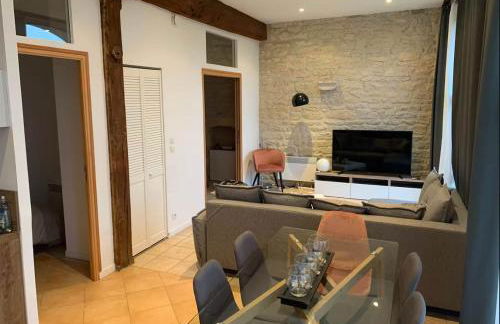 Appartement lumineux et cosy avec jardin vue sur chateau près Port en Bessin, Bayeux et Omaha Beach - Foto 13