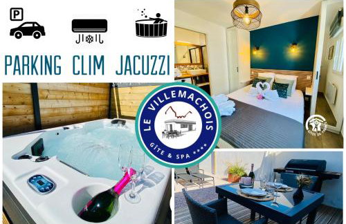 Gîte & Spa Le Villemachois - 4 étoiles - Jacuzzi couvert - Calme et Indépendant - Clim - Parking - 5 min Carcassonne - Foto 25