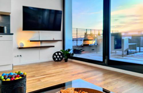 Maisonette-Penthouse inklusive Infrarot-Sauna über den Dächern von Magdeburg - Photo 11