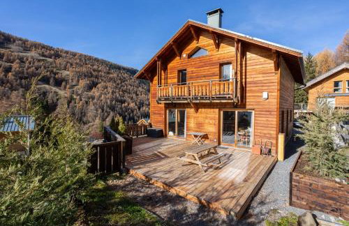 Chalet La Tanière 14 Pers - piscine chauffée et sauna - Vars Saint Marcellin - Foto 14