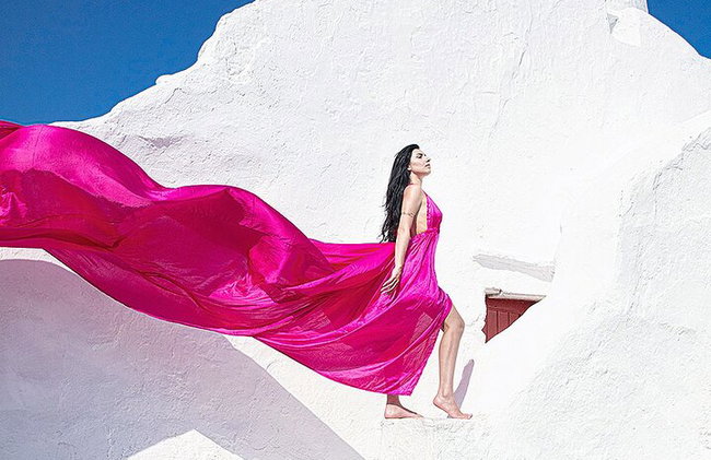 Mykonos Flying Dress High End Professional Photographer - Photo 2