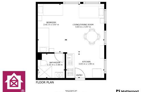 RO01 Schickes 1-Zimmer Apartment - Foto 11