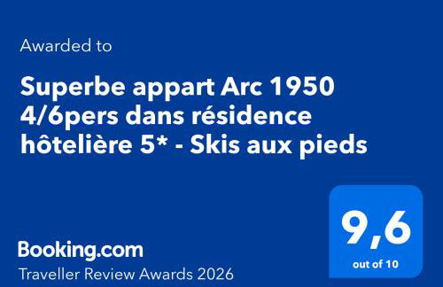 Superbe appart Arc 1950 4/6pers dans résidence hôtelière 5* - Skis aux pieds - Foto 50