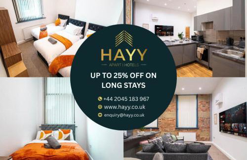 Hayy Apartments Stylish & Central Stays in Barnsley - Foto 49