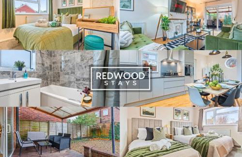 Cosy 3-Bedroom Serviced House with Free Fast WiFi and Parking for 2 Cars By Redwood Stays - Foto 1