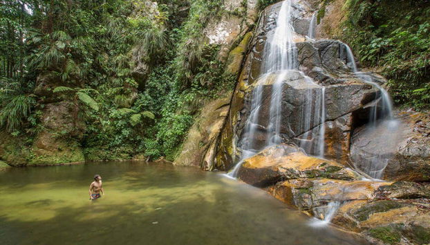 Nadando en Pucayaquillo