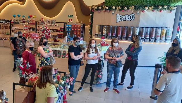 Visiting the chocolate factory