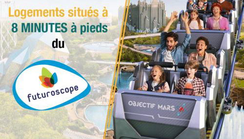 Studios du Parc apparts Hôtel - Futuroscope - Foto 4