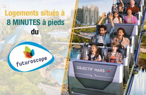 Studios du Parc apparts Hôtel - Futuroscope - Foto 4