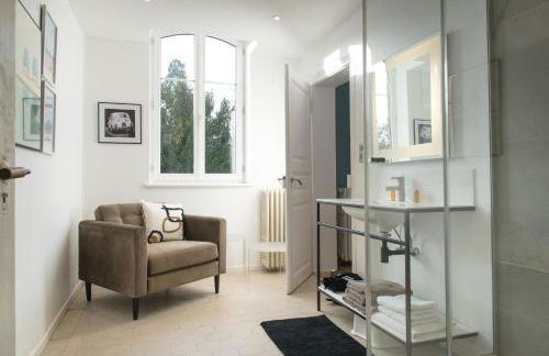 Villa Avril & spa 15 pers- location Villa de Prestige 2 Piscines intérieur et extérieur et sauna - Foto 71