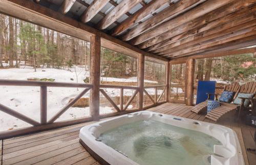 Lucky Log Cabin Hottub fireplace 12min to Mt Snow - Foto 44