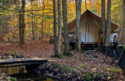 Rustic Safari Tent for a Unique Glamping Experience near Gore Mountain, New York - Photo 14