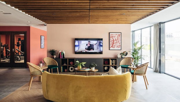 Sala de estar do lobby