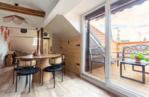 L'art et la matière avec terrasse et deux places de parking privatifs - Foto 8