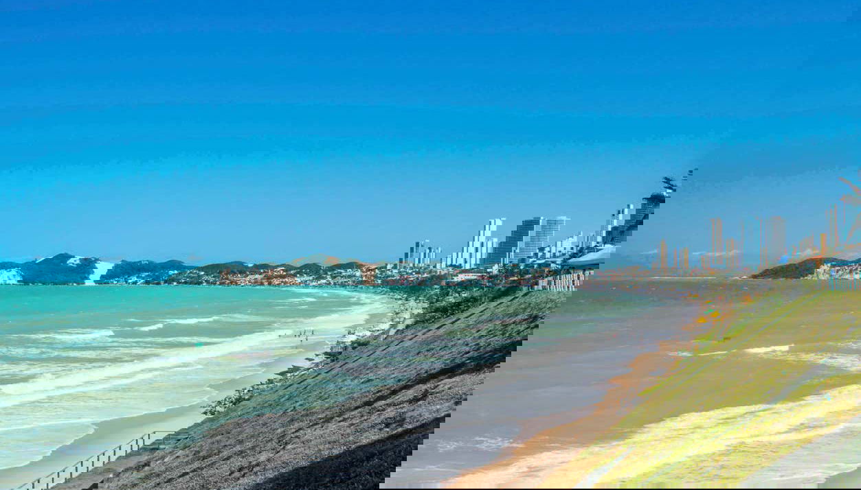 Vistas da praia de Natal