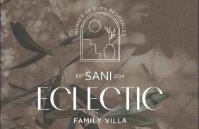 Sani Eclectic Family Villa, private garden - Foto 2