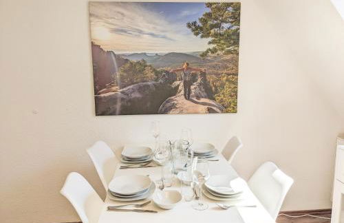 B6 - Urlaubsmagie - Inmitten der Sächsischen Schweiz mit Balkon mit Ausblick auf die Sandsteine - Foto 20