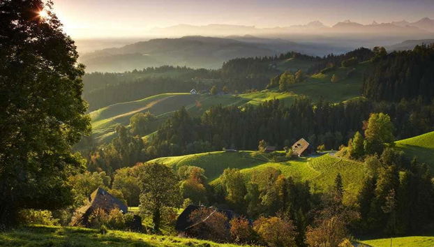 Paysages de la vallée de l'Emmental