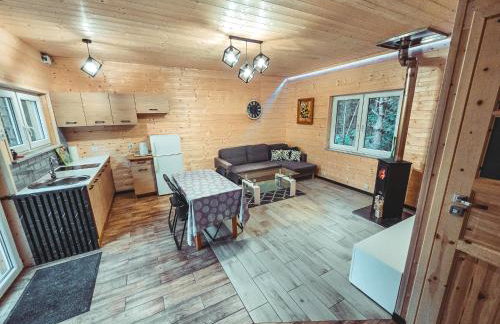 Domek w lesie nad stawem Sauna Balia Podlasie - Foto 6