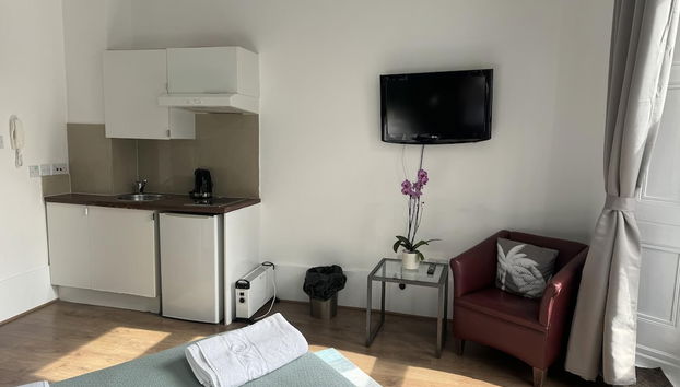 Charming Large Studio Apartment With Balcony - Foto 3, Habitación