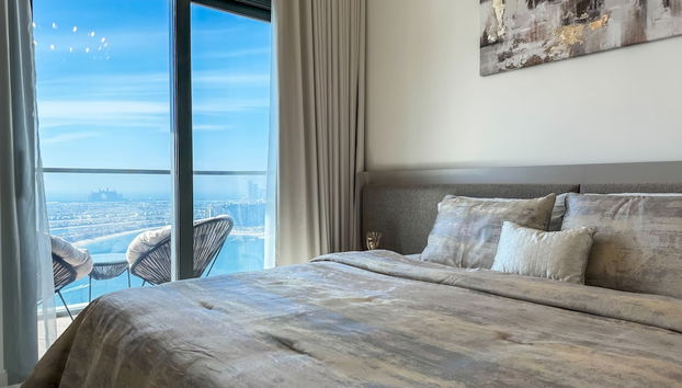 High floor Panoramic 2BR & Private Beach - Foto 2, Habitación