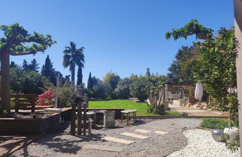 loft, clim, jardin, piscine, calme, parc expo, - Foto 2