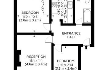 2 bed flat - SW London with parking - Foto 11