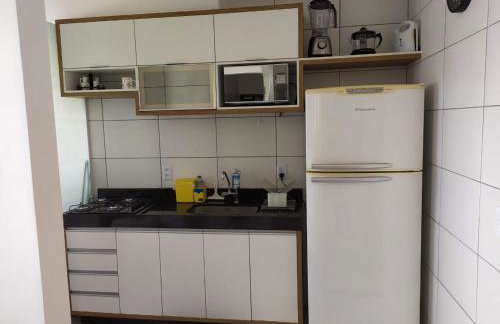Apartamento mobiliado, dois dormitórios, praia Ponta de Campina - Foto 6