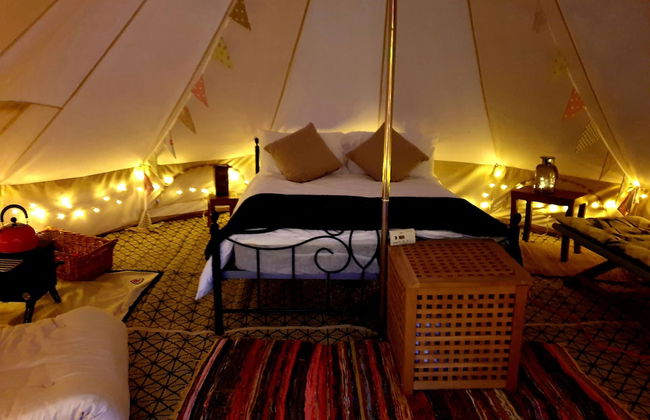 5m xl Bell Tent With log Burner, Near Whitby - Foto 2