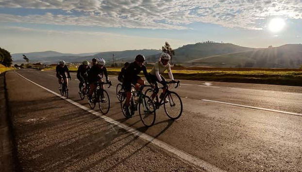 Cycling on the roads!