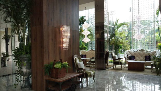 Zona de estar del vestíbulo