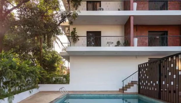 Fassade der Unterkunft