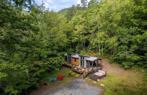 High Hollow Cottage Modern Tiny Home with Hot Tub - Foto 25