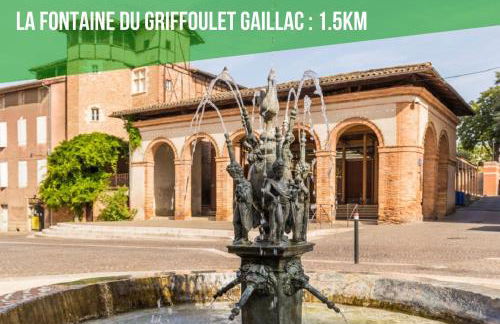 Le Cottage Nature Loin de l'oeil Clim Gaillac entre Albi-Toulouse & Les Cottages du Tarn - Foto 33