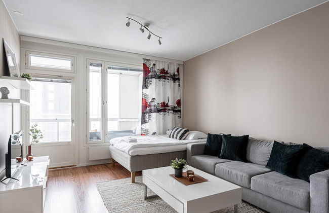 Homelike 1BR with Sauna, Free Parking & Balcony - Foto 6