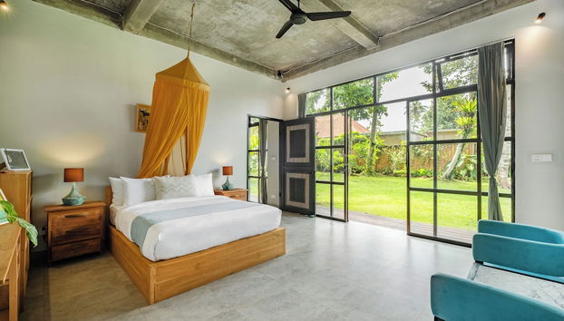 Private Pool Villa in ubud with Jungle View - Foto 4, Habitación