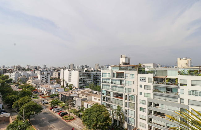 w Radiant 2BR w Modern Terrace in Miraflores - Foto 42