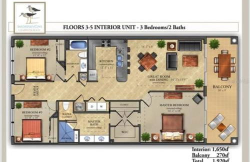 Waterfront -3BR - 2Kings -Pool Balcony - Beach - Foto 20